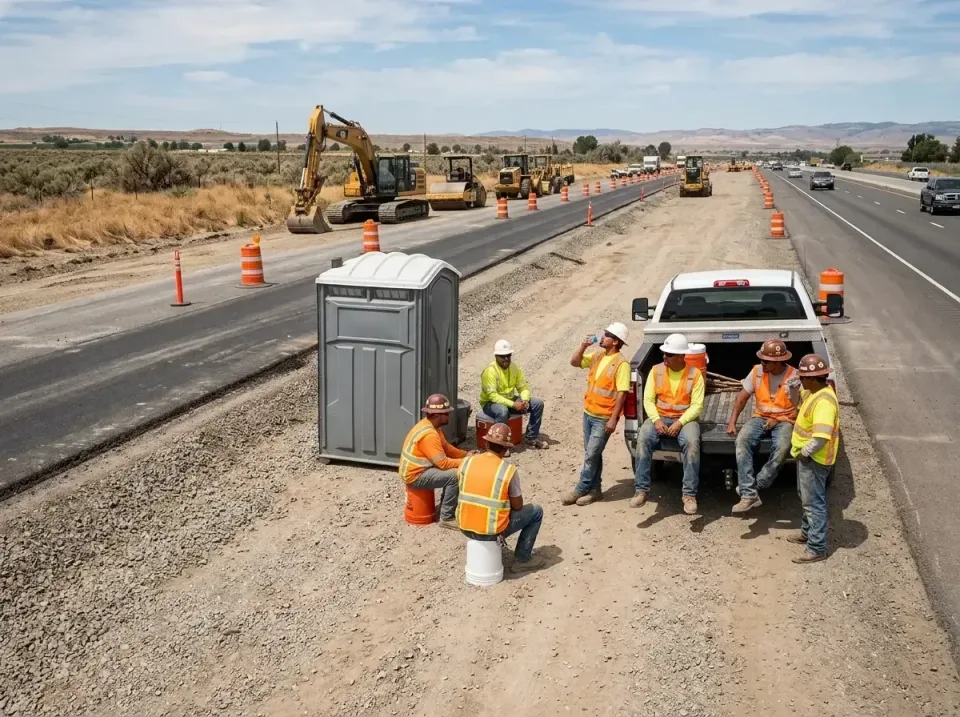 highway-road-construction-crew-007 — frequently asked questions, Porta Potty and Restroom Rentals in Genesee, CO
